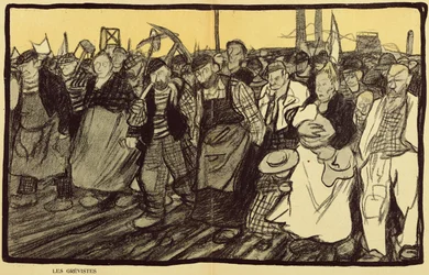 The Strikers, cartoon from 